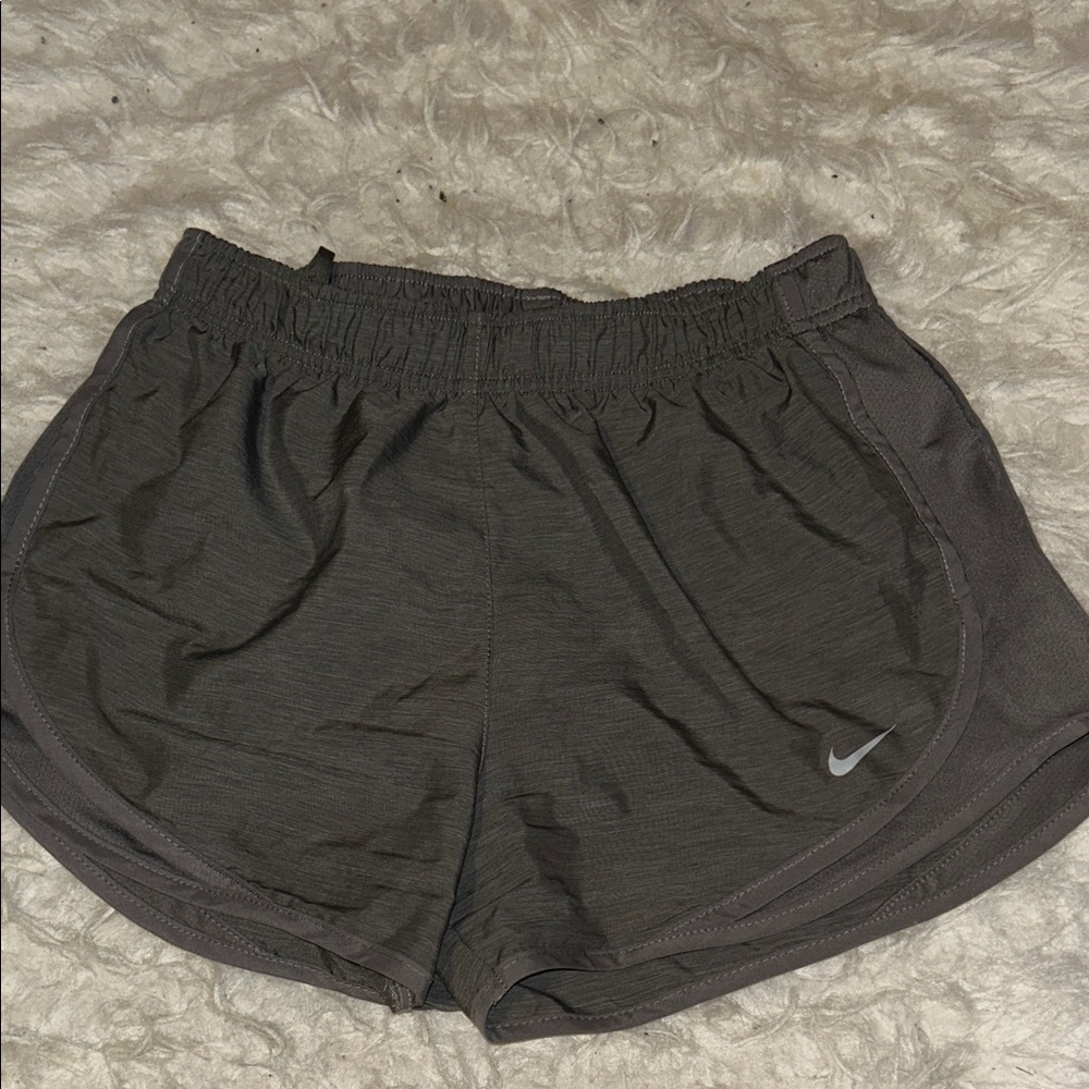 Nike Women's Charcoal Gray Athletic Shorts